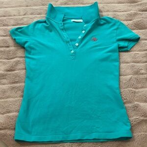 Teal Aeropostale polo (size S)